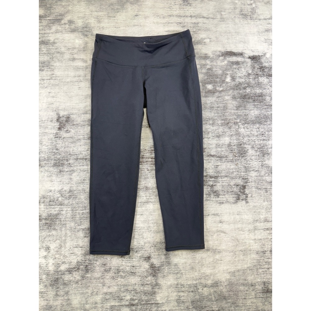 Athleta Womens XS Gray Cropped Compression Workout Leggings Capri Activewear